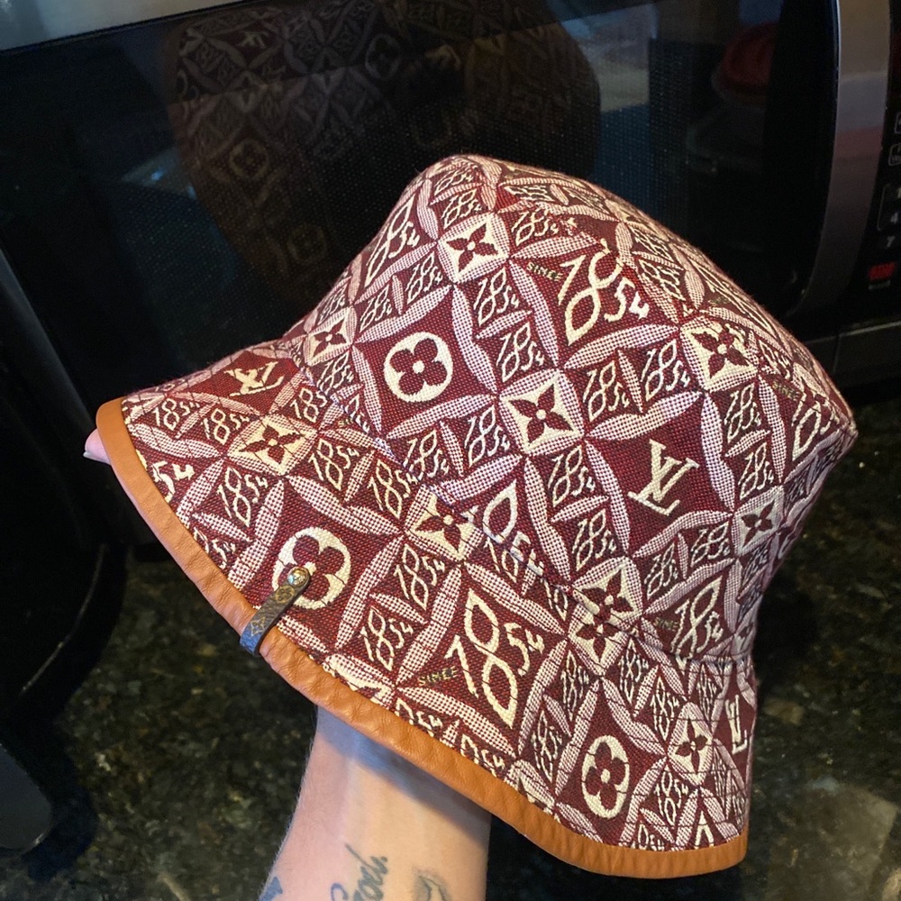 Louis Vuitton Since 1854 Hat In Burgandy